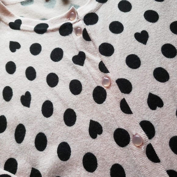 Cable & Gauge Hearts and Polka Dots Sweater - Picture 6 of 11